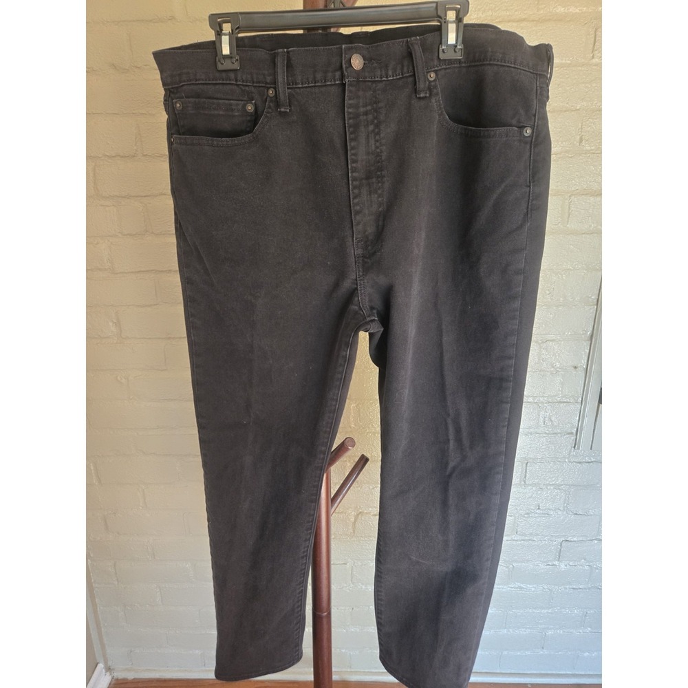Levi's 541 Athletic Taper Jeans Men's 38x30 Black Stretch Denim Red‎ Tab